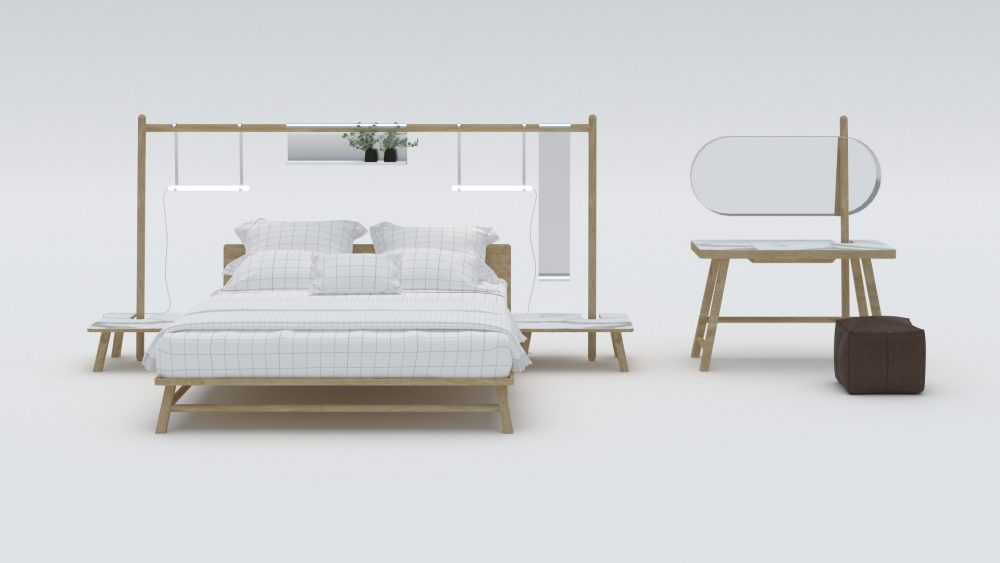 Кровать Boo Bed из бамбука от бюро SVOYA studio