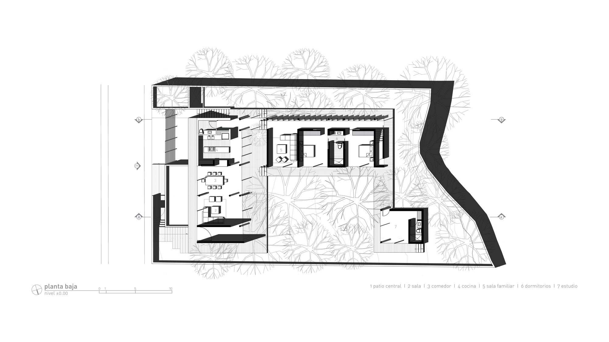 Роскошный дом на лоне природы в Кито, Эквадор от бюро Gabriel Rivera Arquitectos, HQ architecture, HQarch, HQ arch, high quality architecture